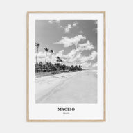 Maceió Portrait B&W Poster