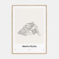 Machu Picchu Drawn Poster
