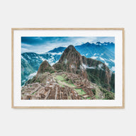 Machu Picchu Landscape Color Poster