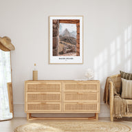 Machu Picchu Portrait Color Poster