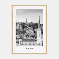 Macon Portrait B&W Poster