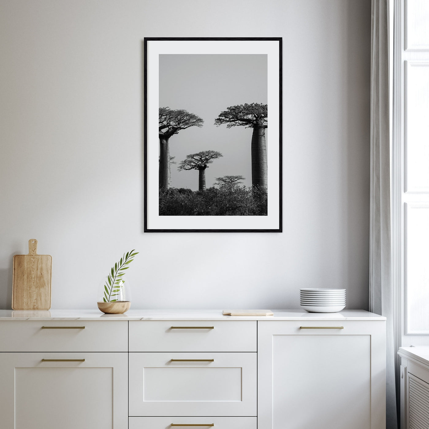Madagascar Photo B&W Poster