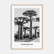 Madagascar Portrait B&W Poster