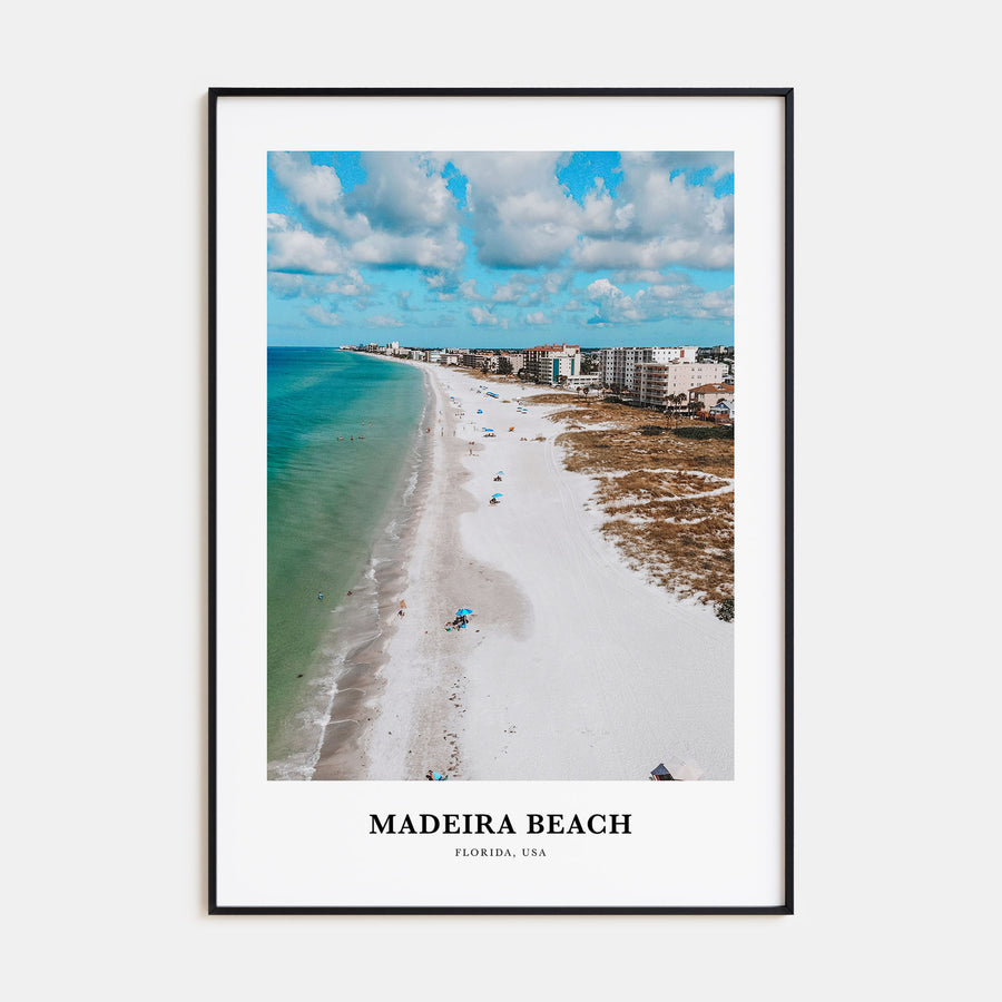 Madeira Beach Portrait Color Poster