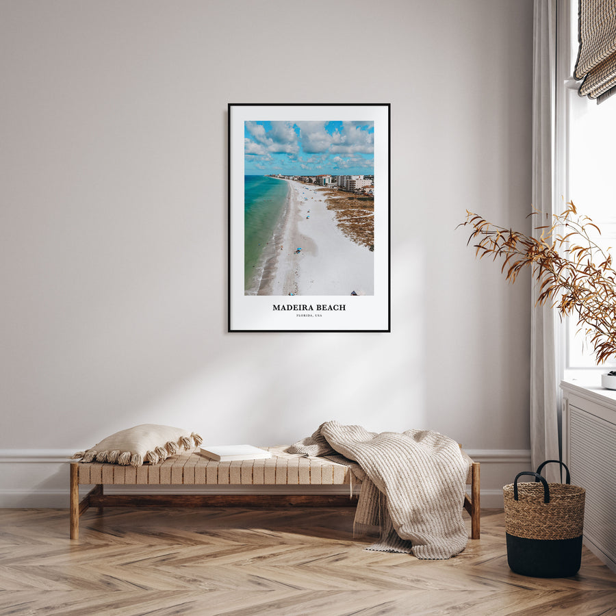 Madeira Beach Portrait Color Poster