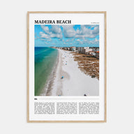 Madeira Beach Travel Color Poster