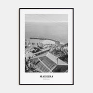 Madeira Portrait B&W Poster