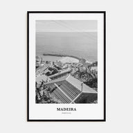 Madeira Portrait B&W Poster