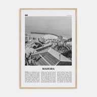 Madeira Travel B&W Poster