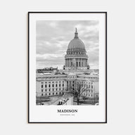 Madison Portrait B&W No 1 Poster