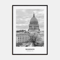 Madison Portrait B&W No 1 Poster