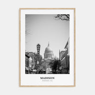 Madison Portrait B&W No 2 Poster