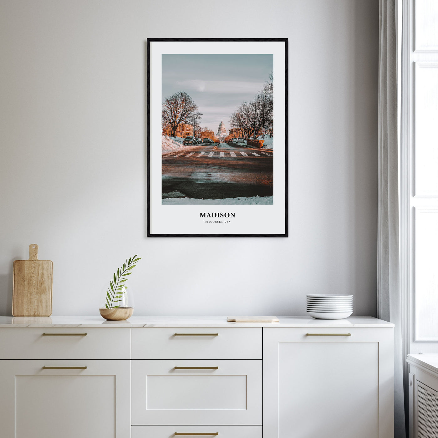 Madison Portrait Color Poster