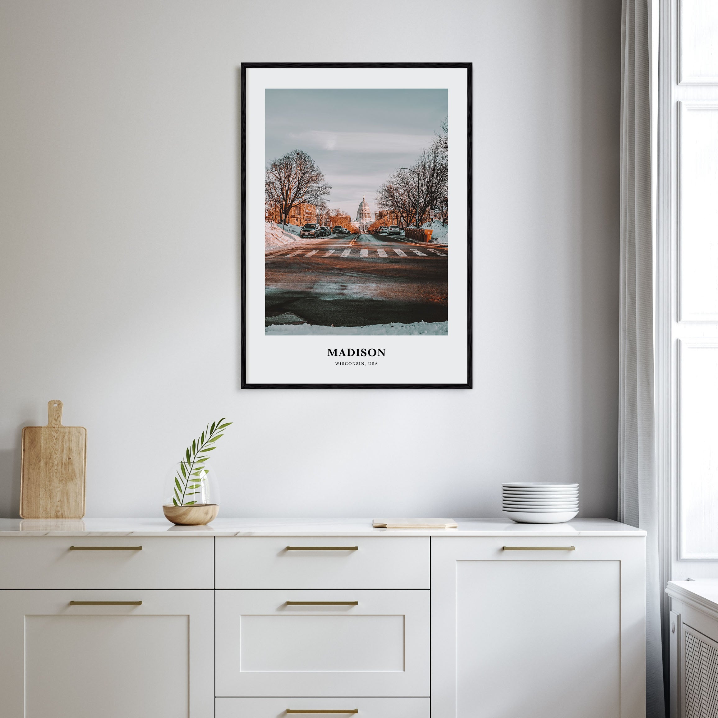 Madison Portrait Color Poster