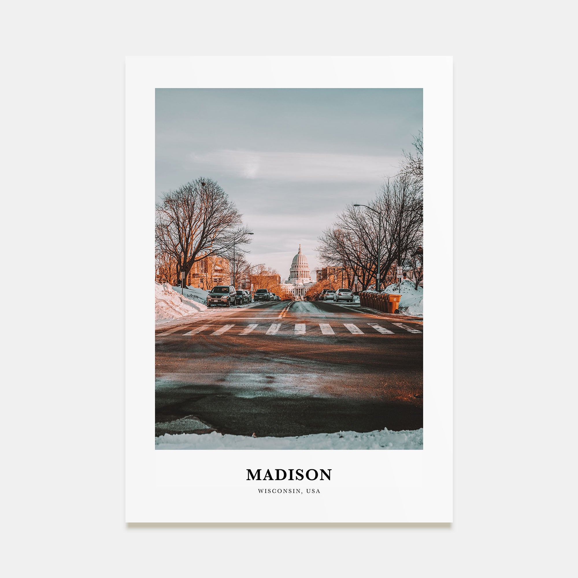 Madison Portrait Color Poster