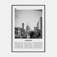 Madison Travel B&W No 1 Poster