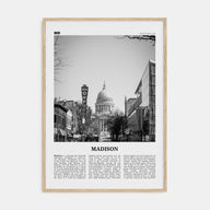 Madison Travel B&W No 1 Poster