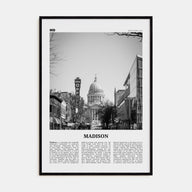 Madison Travel B&W No 1 Poster