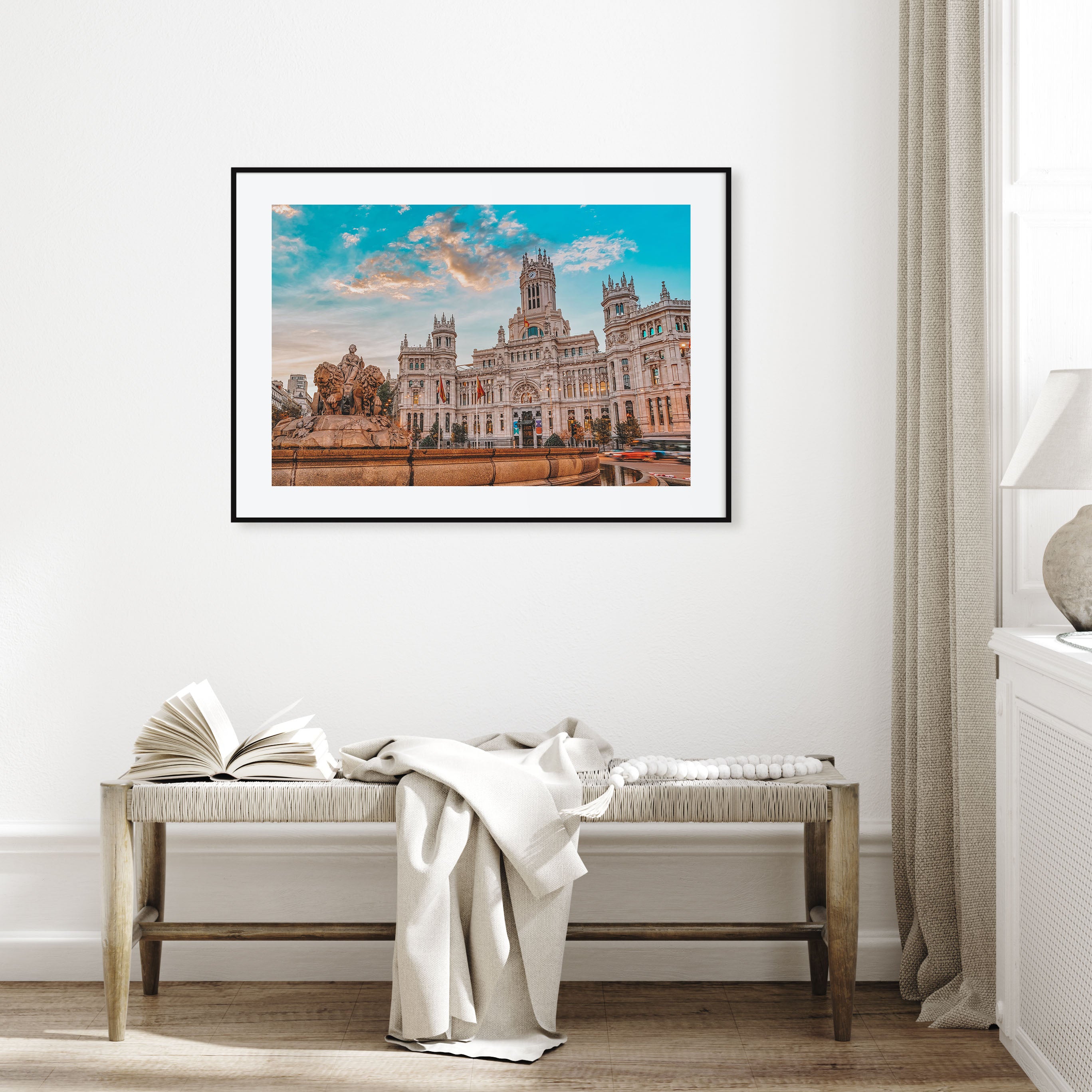 Madrid Landscape Color Poster