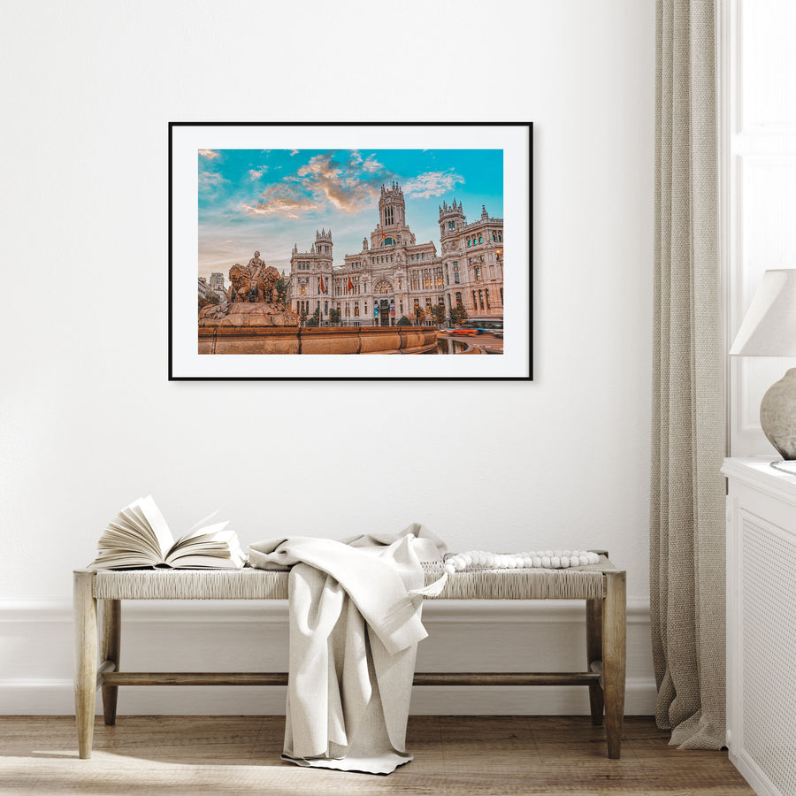 Madrid Landscape Color Poster