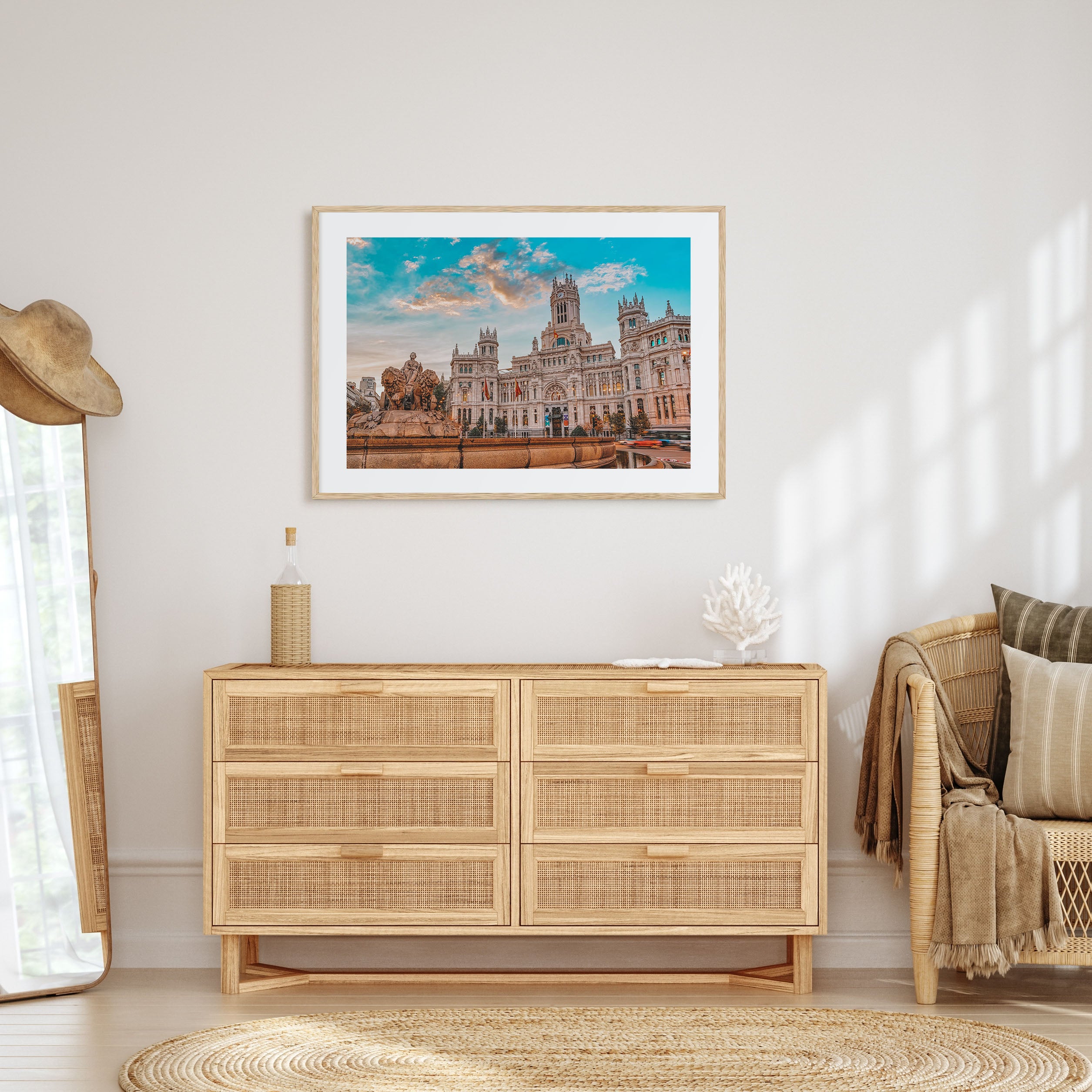 Madrid Landscape Color Poster