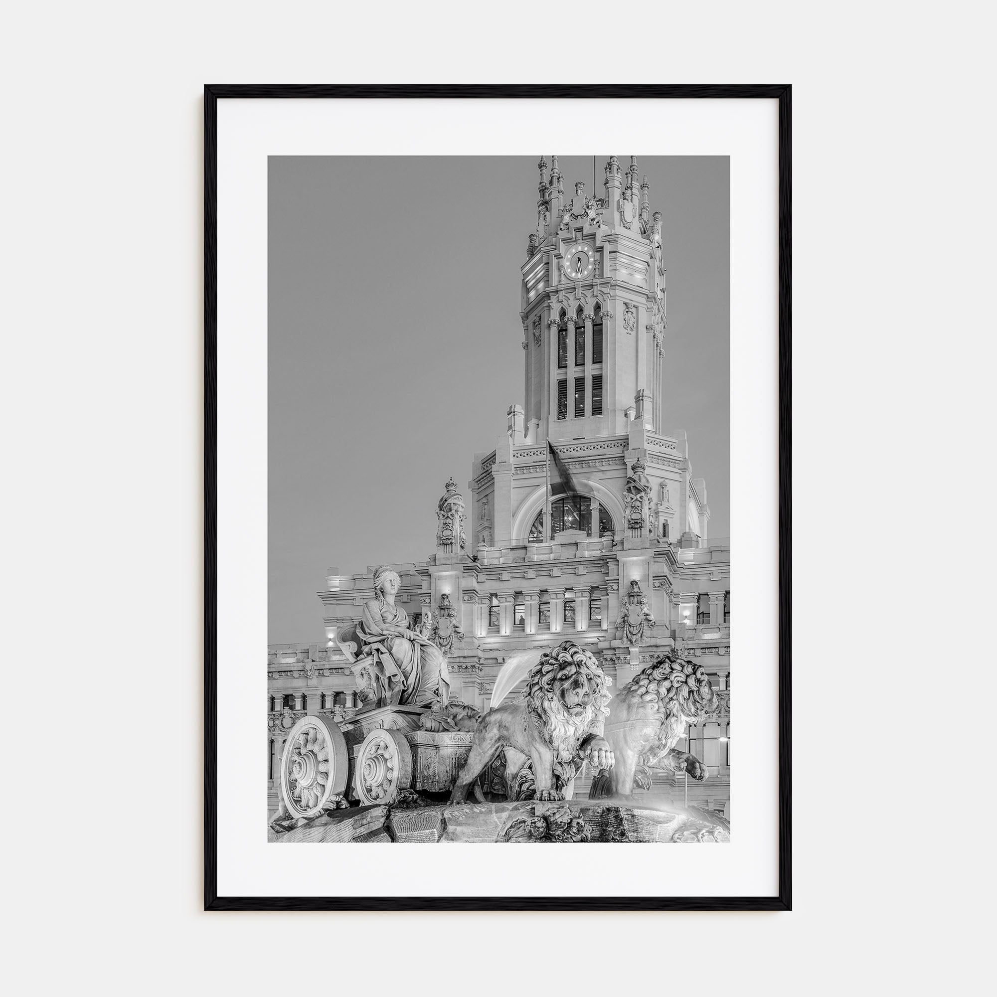 Madrid Photo B&W No 3 Poster