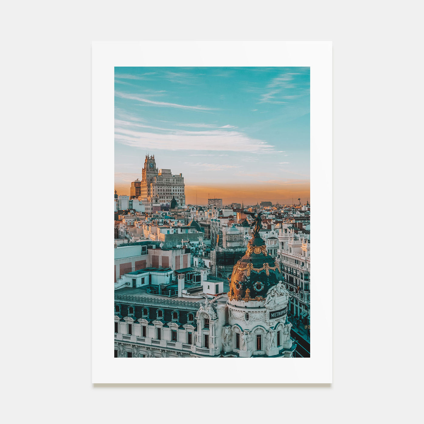 Madrid Photo Color No 2 Poster