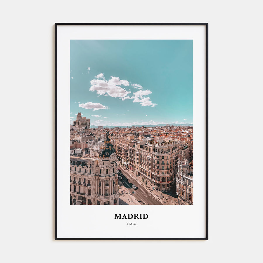 Madrid Portrait Color No 1 Poster