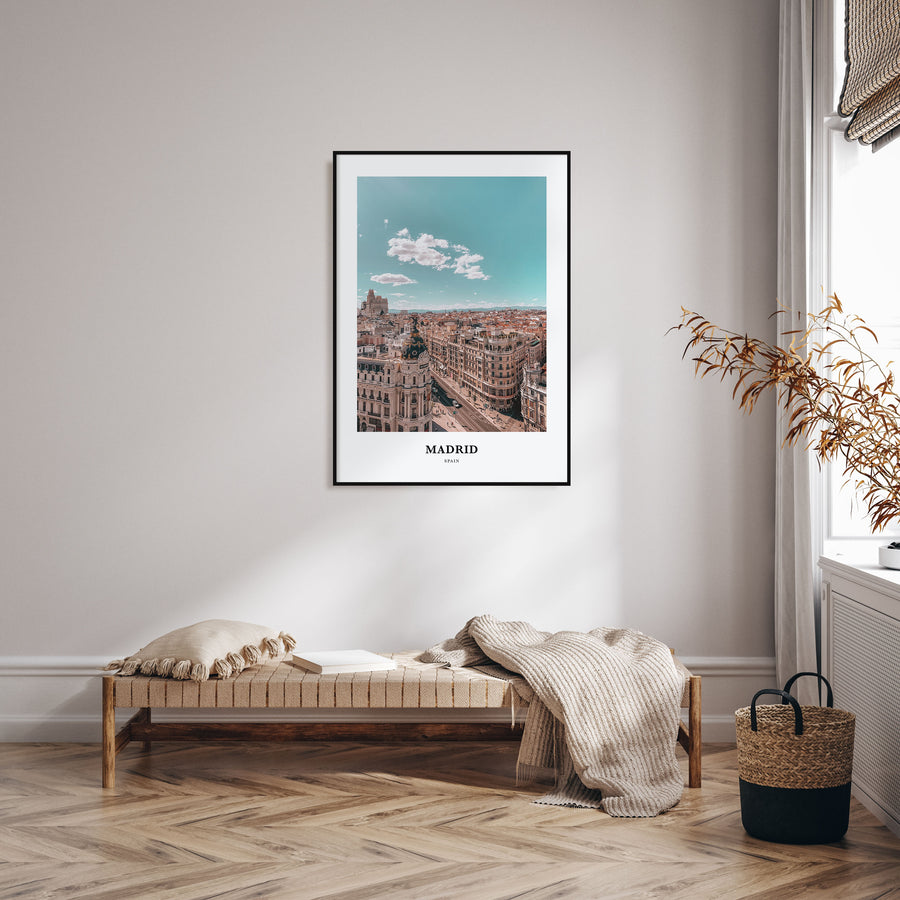 Madrid Portrait Color No 1 Poster