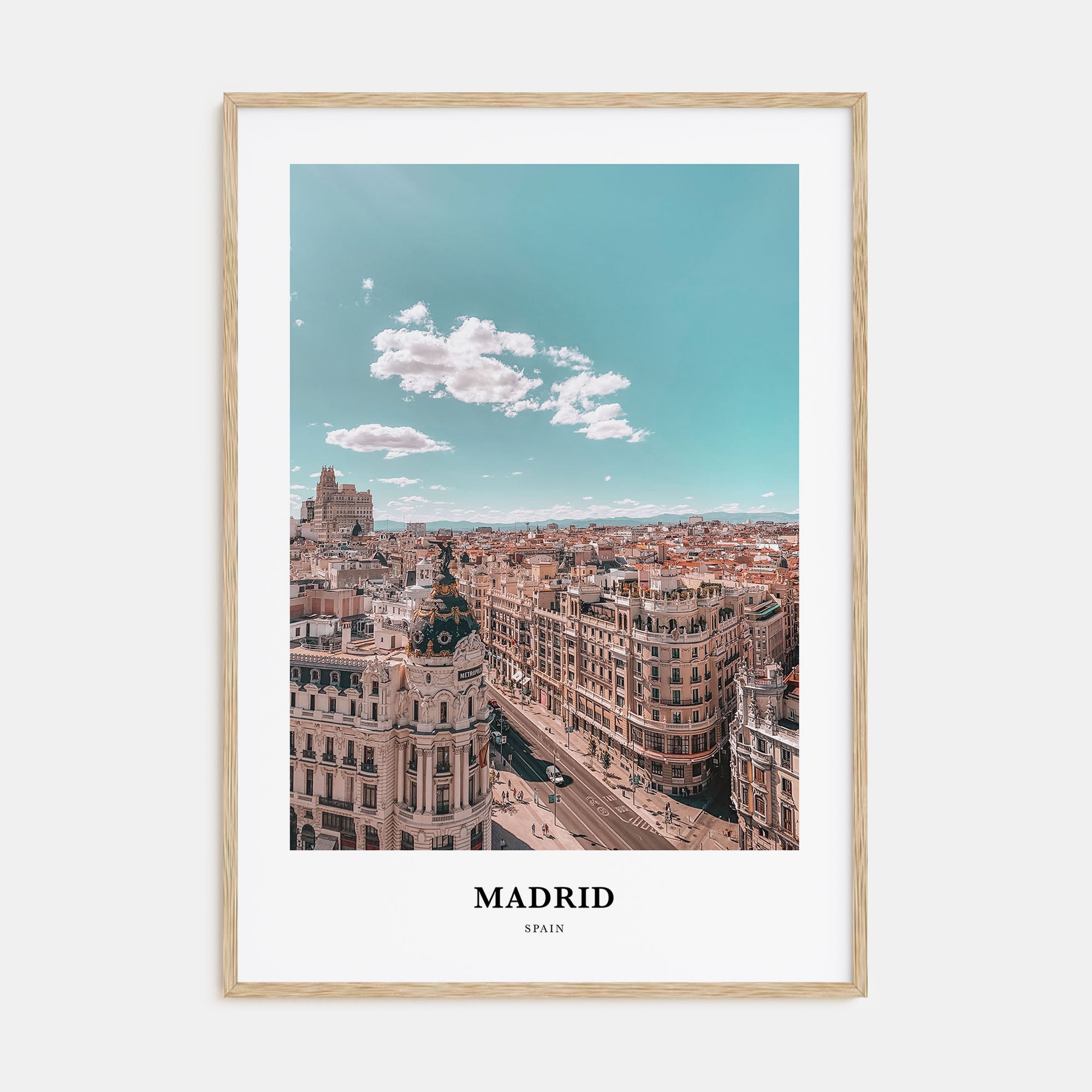 Madrid Portrait Color No 1 Poster