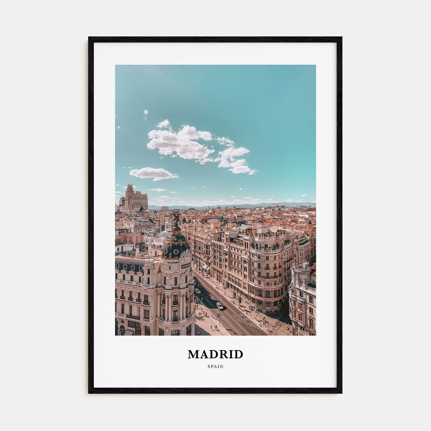 Madrid Portrait Color No 1 Poster