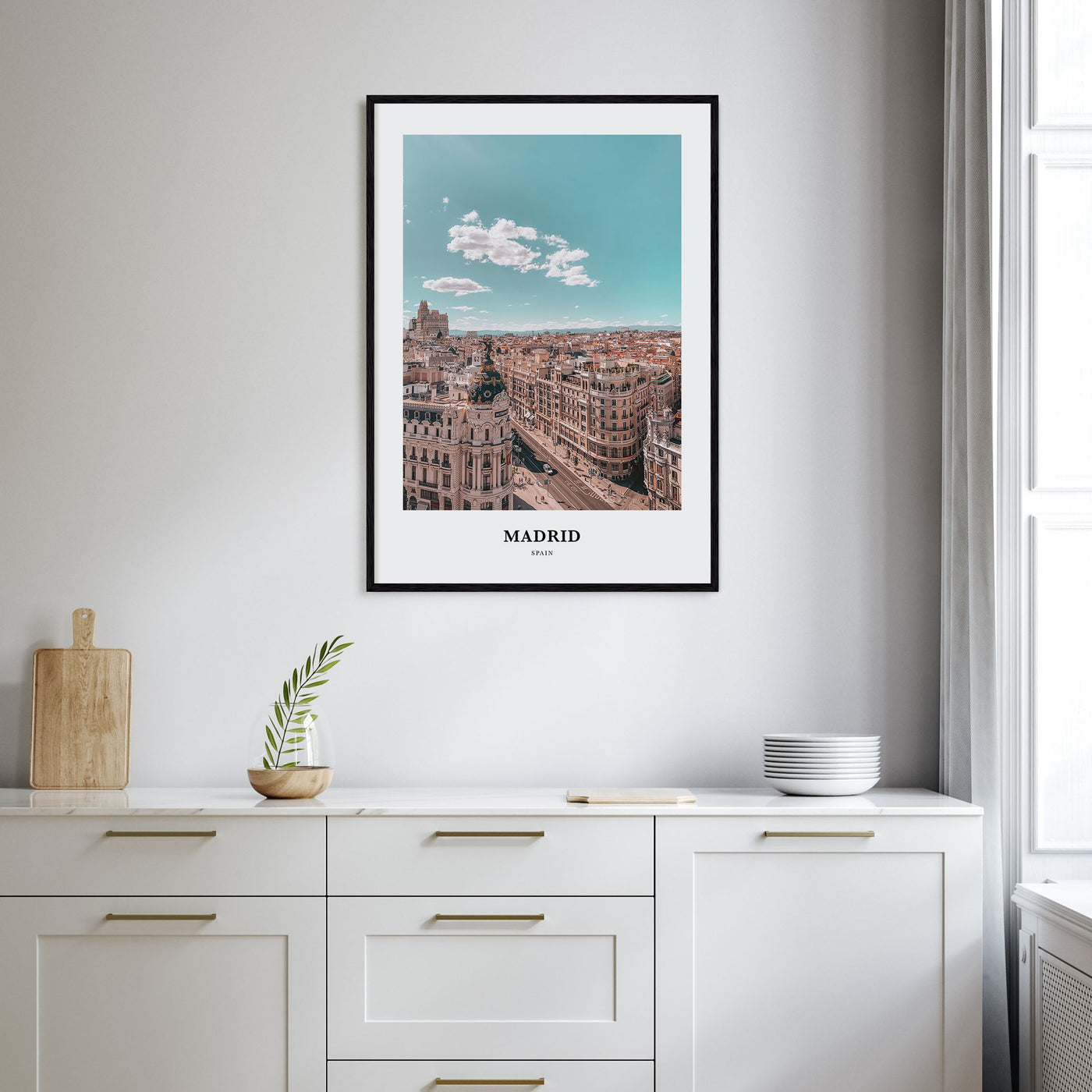 Madrid Portrait Color No 1 Poster