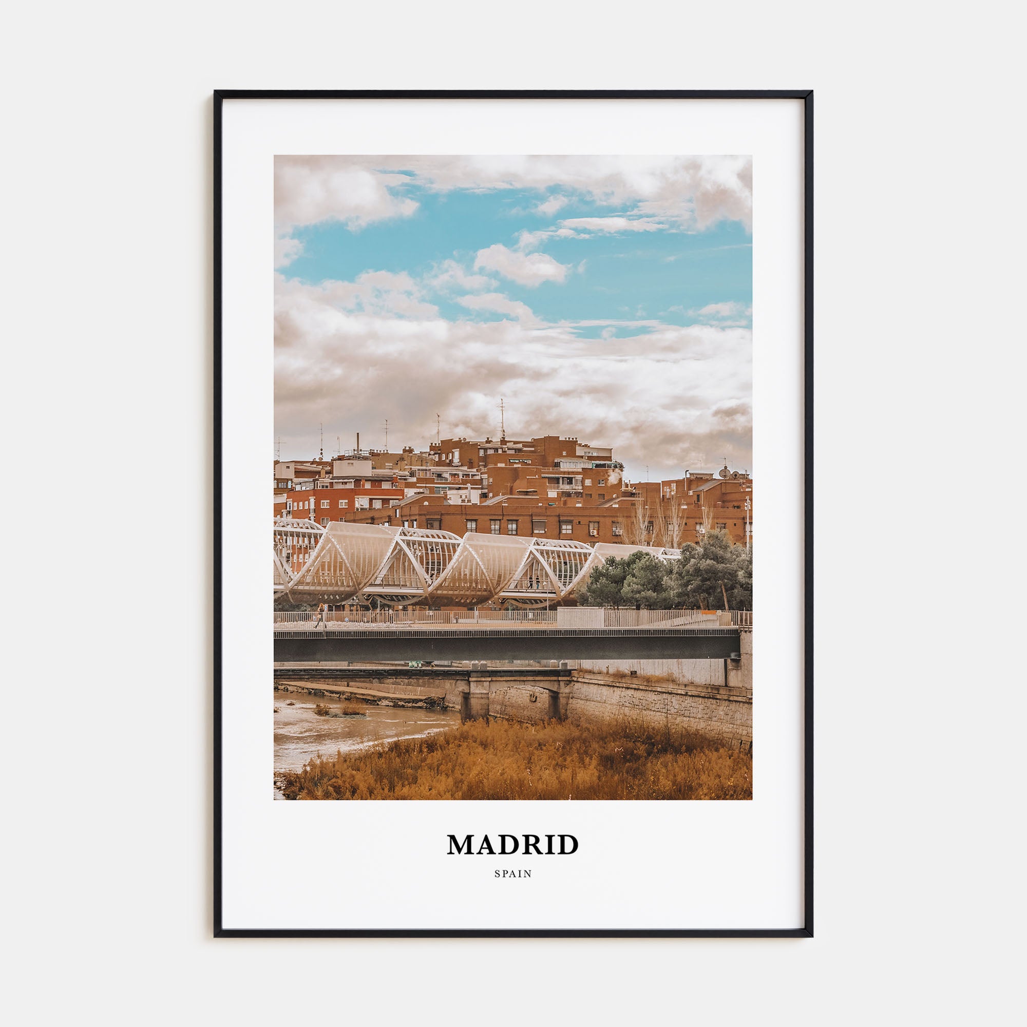 Madrid Portrait Color No 2 Poster