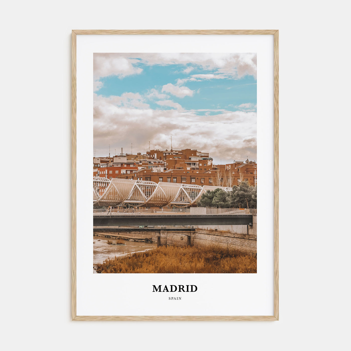 Madrid Portrait Color No 2 Poster