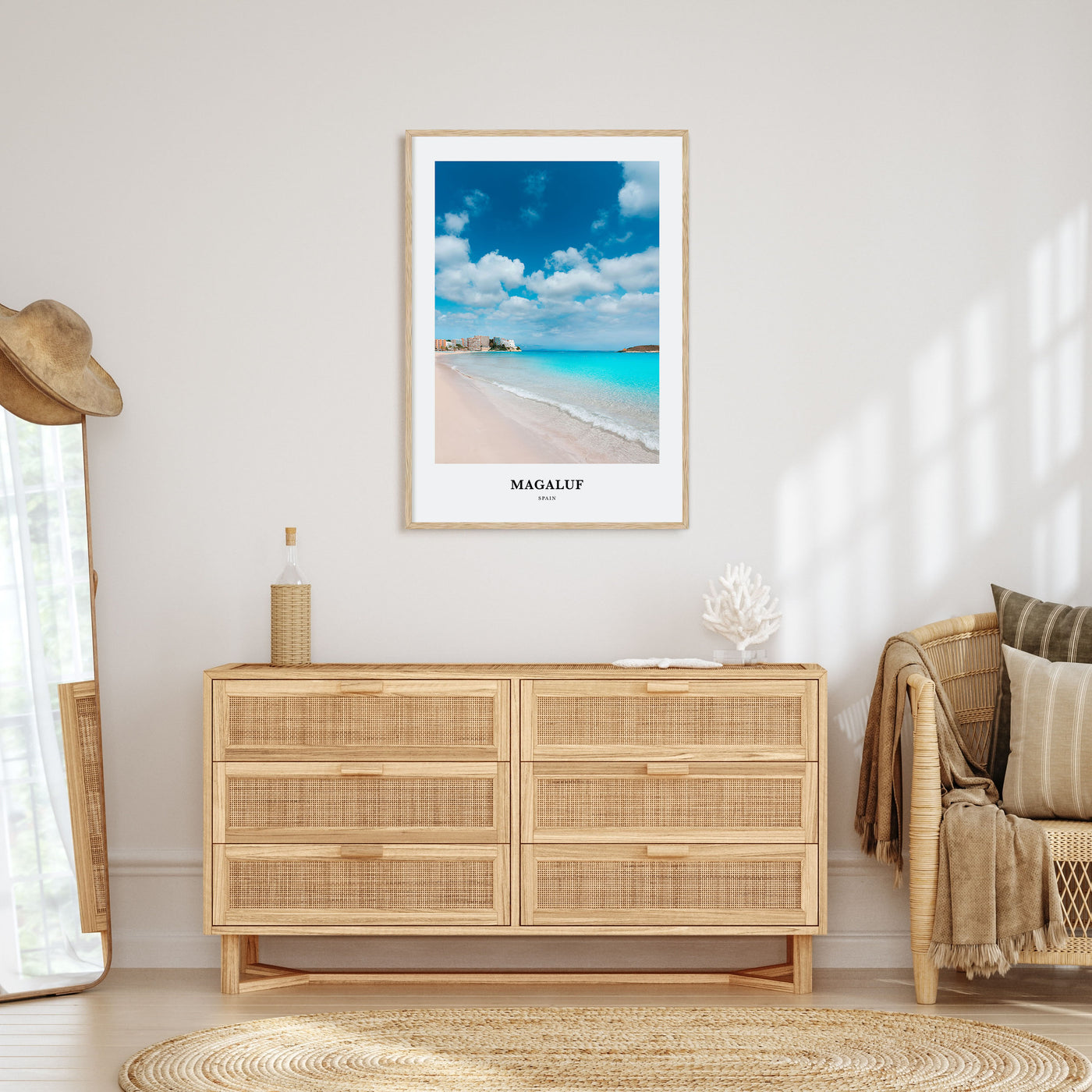 Magaluf Portrait Color Poster