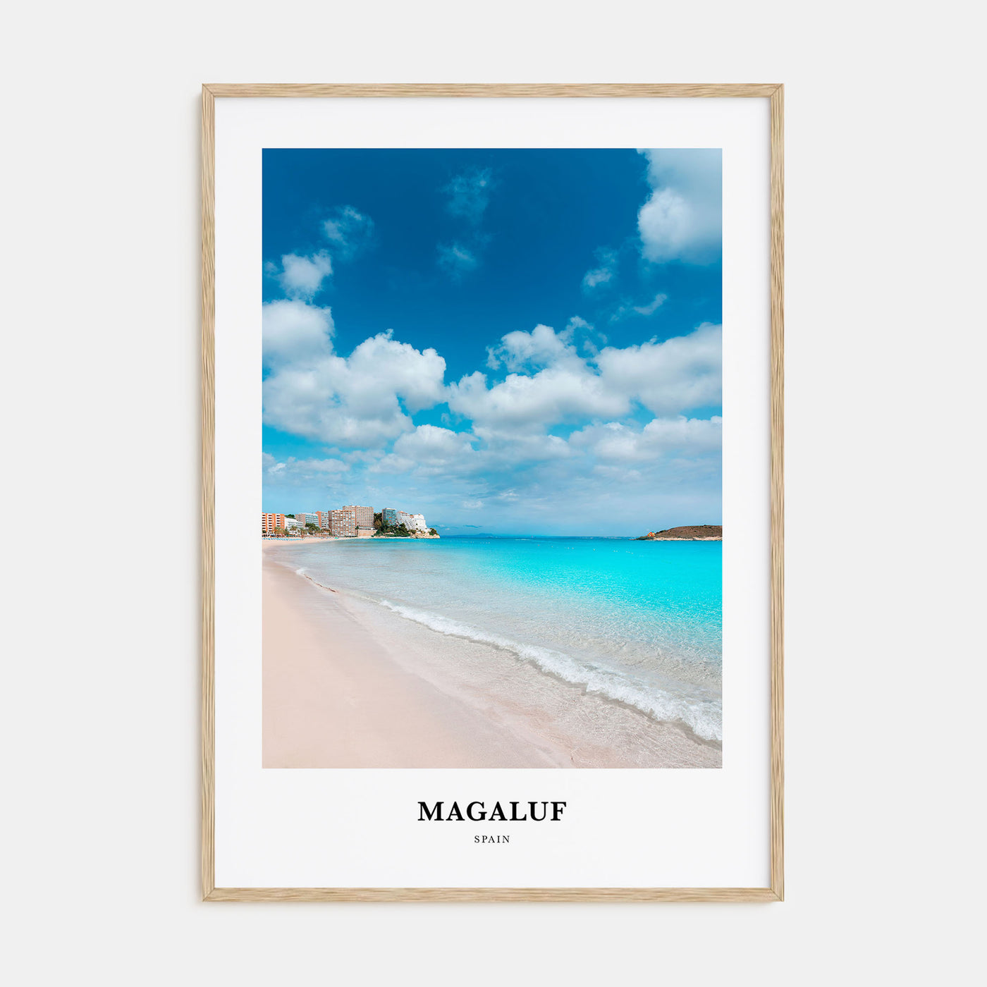 Magaluf Portrait Color Poster
