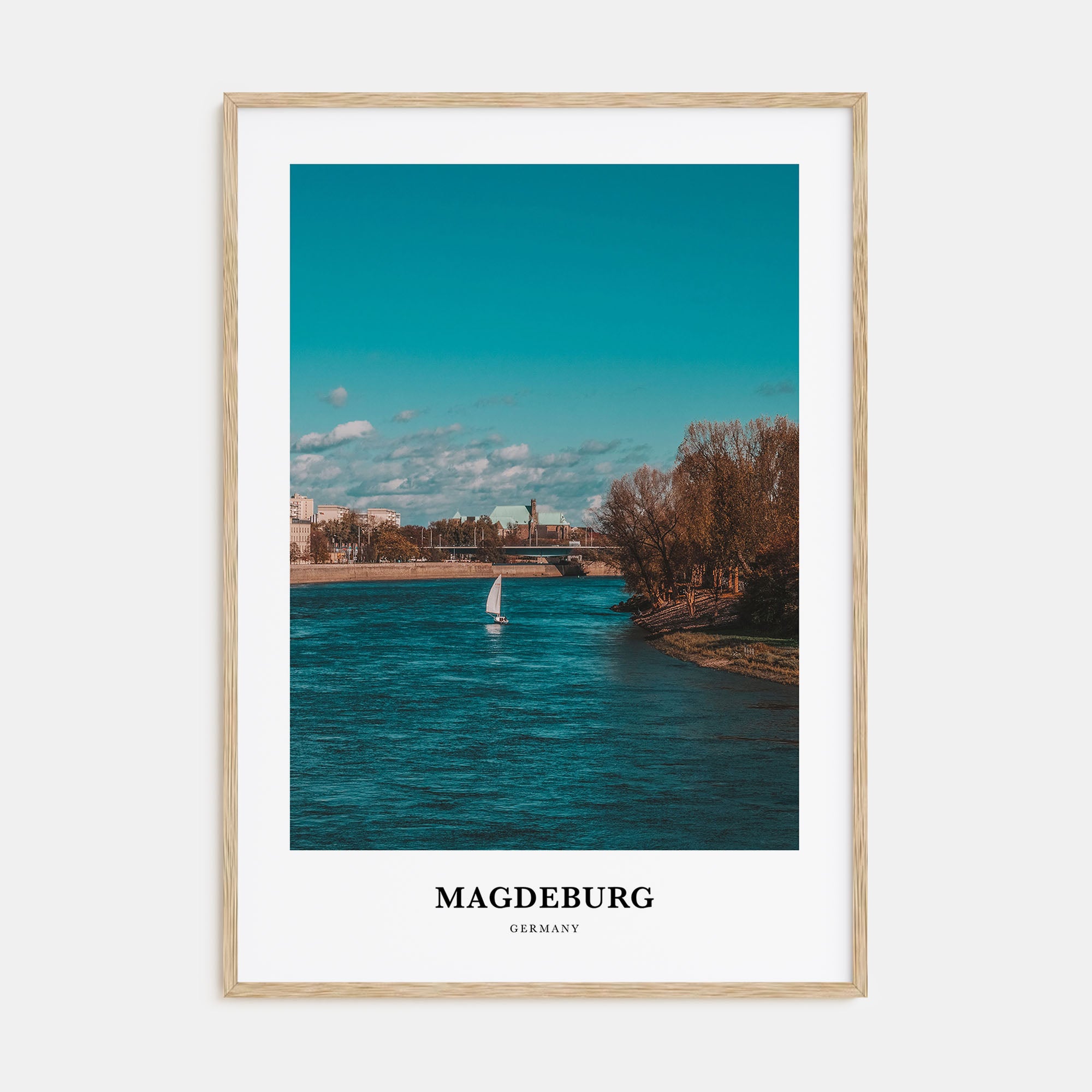Magdeburg Portrait Color No 1 Poster