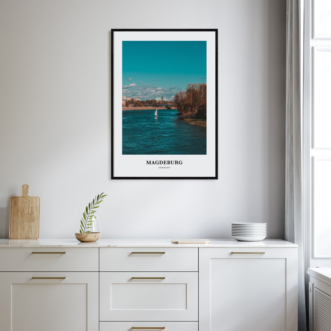 Magdeburg Portrait Color No 1 Poster