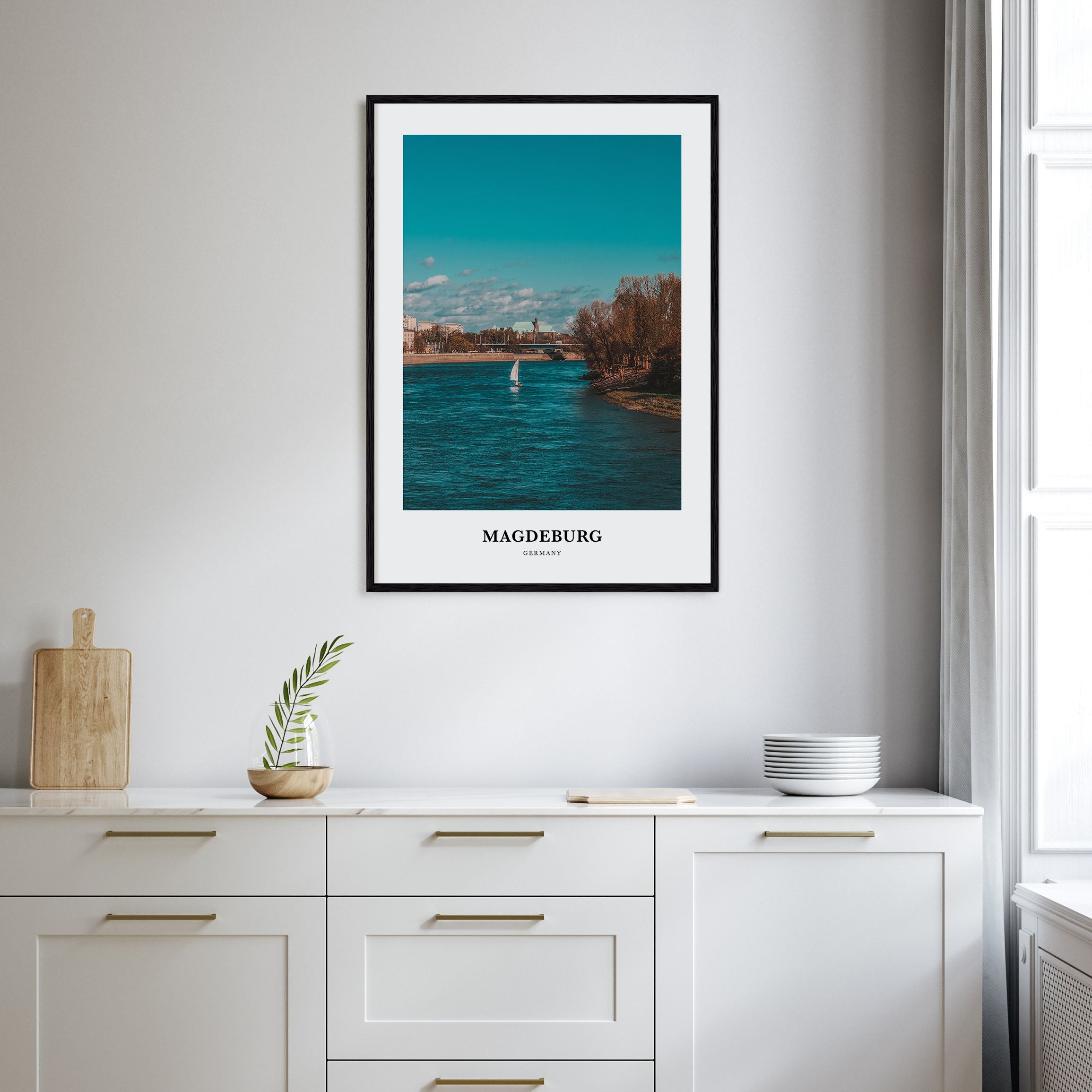 Magdeburg Portrait Color No 1 Poster