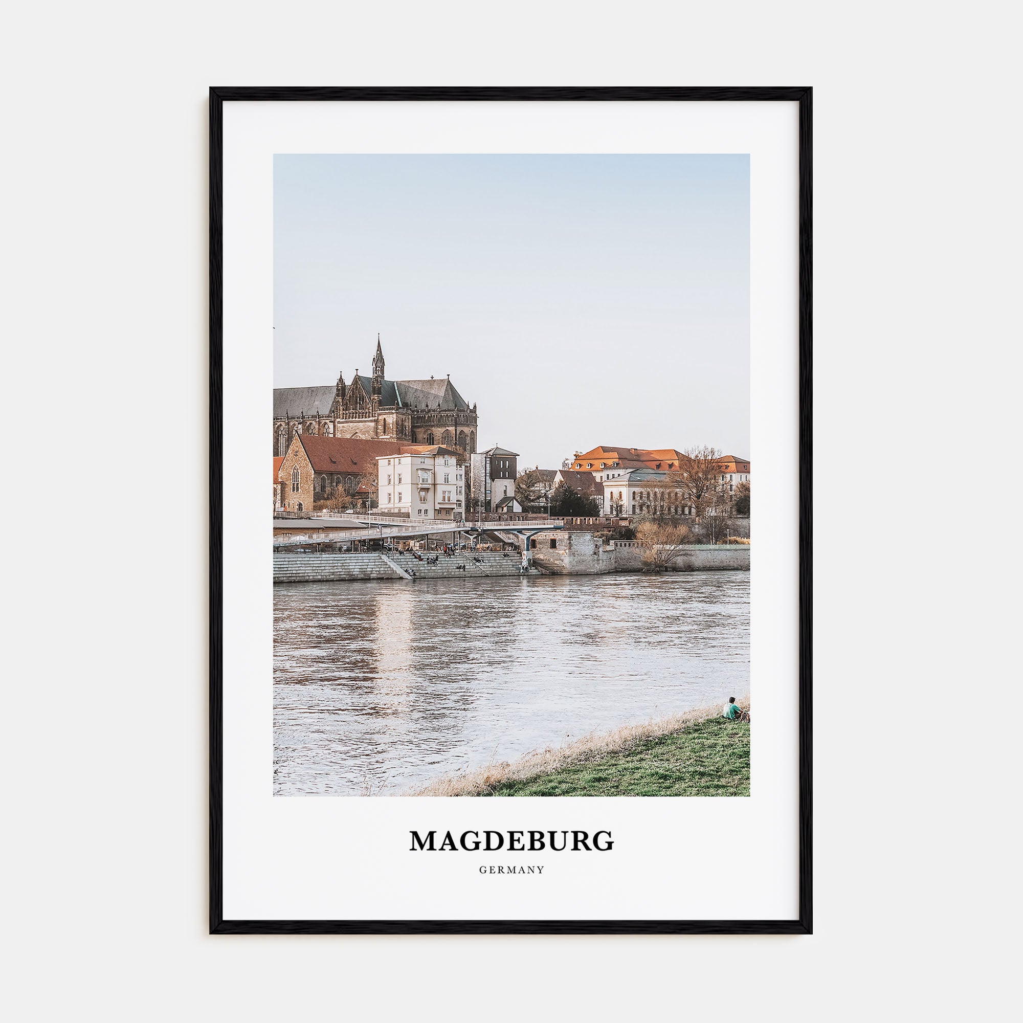 Magdeburg Portrait Color No 2 Poster