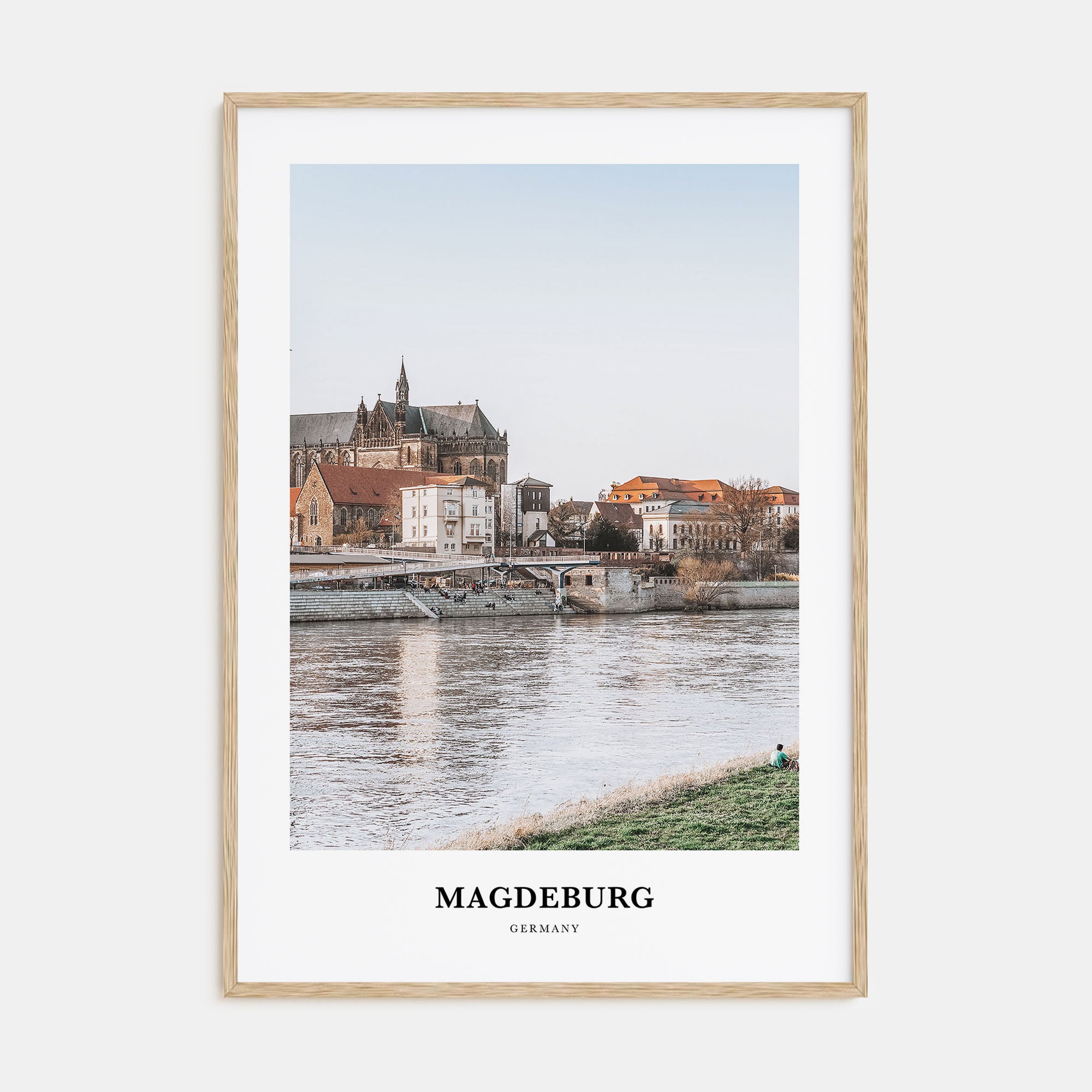Magdeburg Portrait Color No 2 Poster
