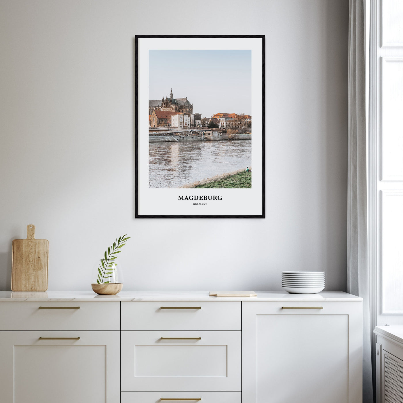 Magdeburg Portrait Color No 2 Poster
