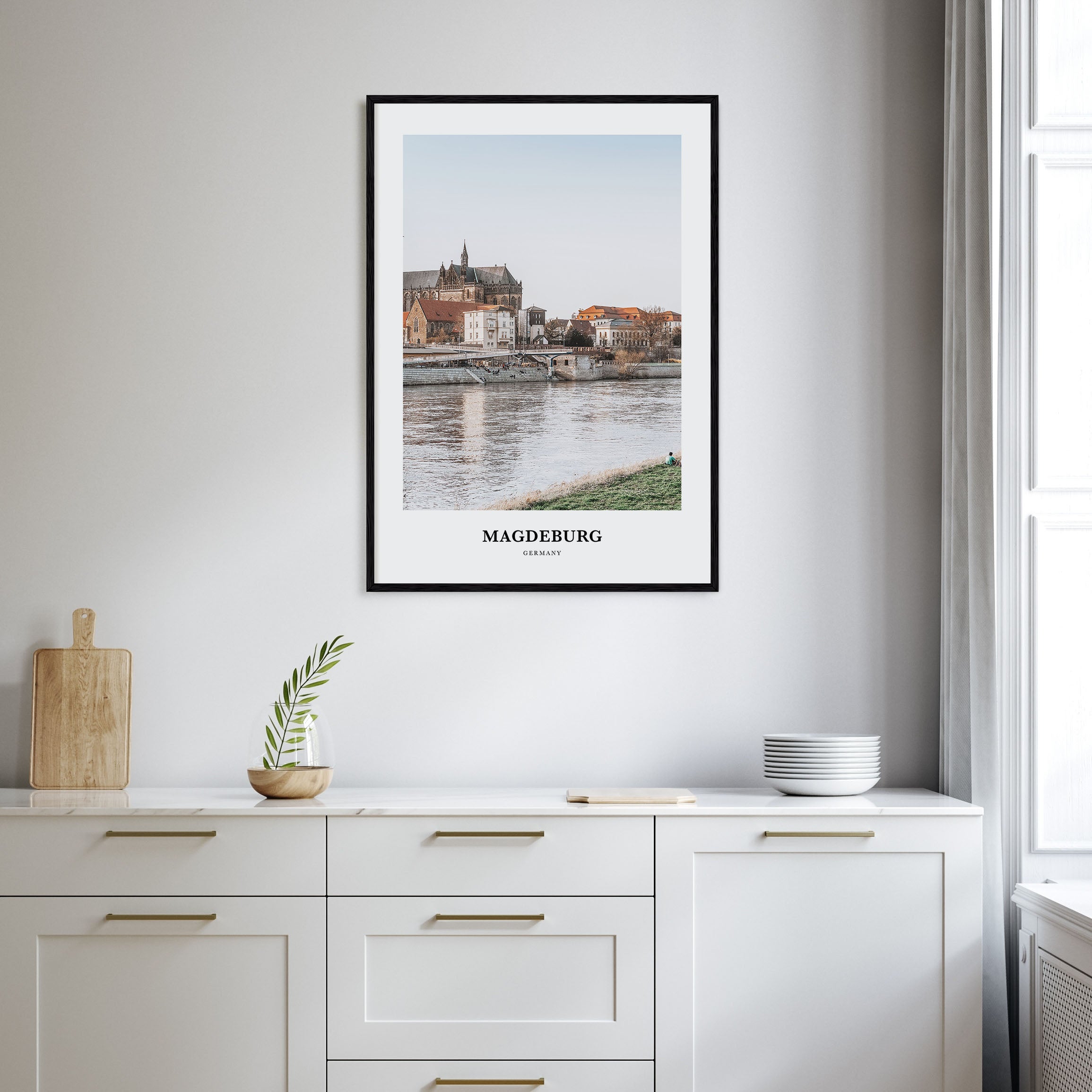 Magdeburg Portrait Color No 2 Poster
