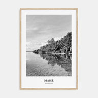 Mahé Portrait B&W Poster