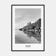 Mahé Portrait B&W Poster