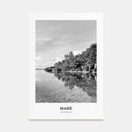Mahé Portrait B&W Poster