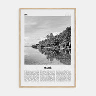 Mahé Travel B&W Poster