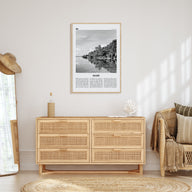 Mahé Travel B&W Poster