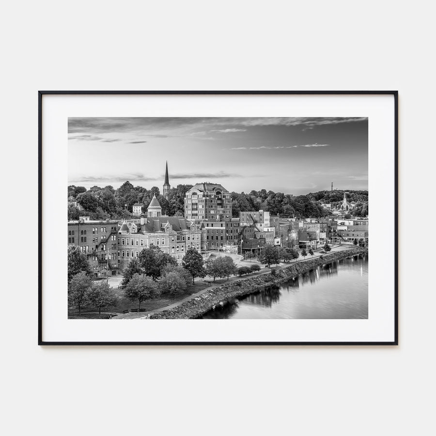 Maine Landscape B&W Poster