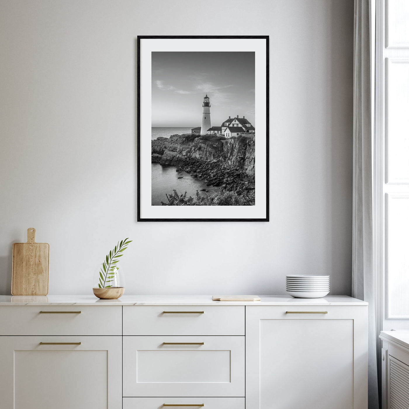 Maine Photo B&W No 1 Poster